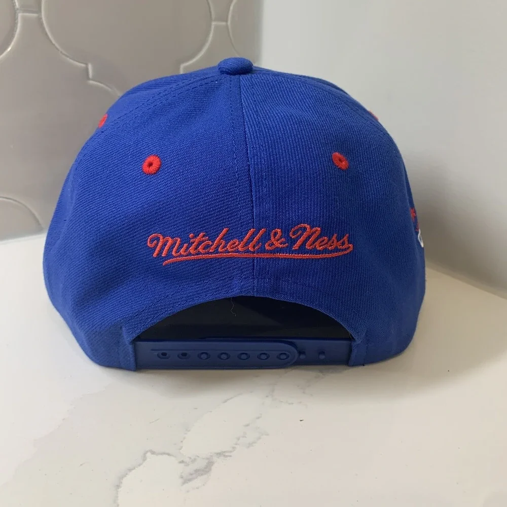 Mitchell & Ness Washington Capitals NHL Adjustable Blue Snapback Cap Hat OSFM